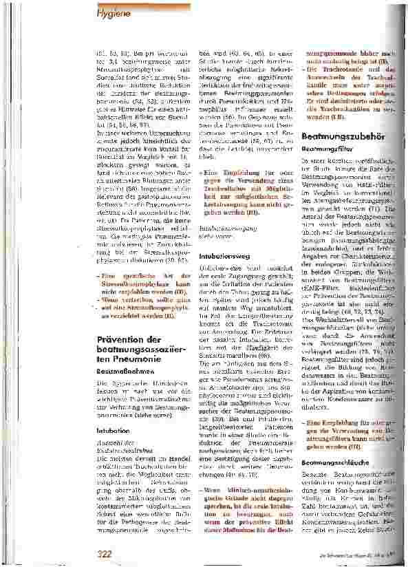 Vorschauseite 5: Prävention der nosokomialen Pneumonie Mitteilung der Kommission für Krankenhaushygiene und Infektionsprävention am RKI