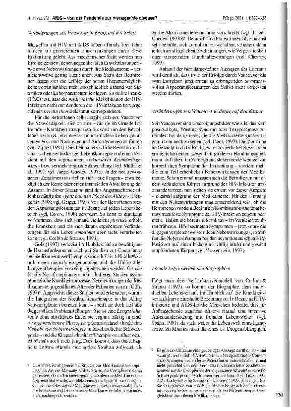 Vorschauseite 4: AIDS - Von der Pandemie zur manageable disease?