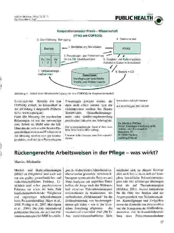 Vorschauseite 3: Messung psychischer Belastungen am Arbeitsplatz