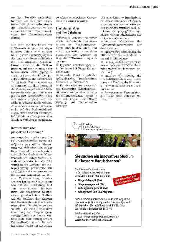 Vorschauseite 2: 15 Jahre PPR in Oberösterreich