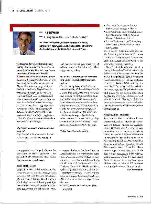 Vorschauseite 3: Tun Sie etwas für Ihr Herz