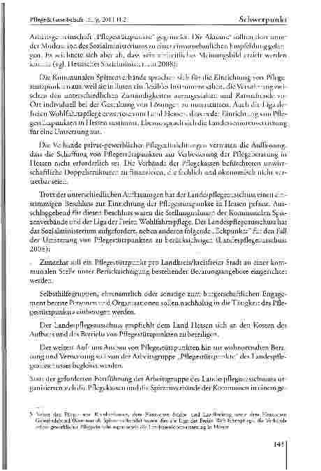 Vorschauseite 6: Strukturprobleme bei der Implementierung von Pflegestützpunkten in Hessen