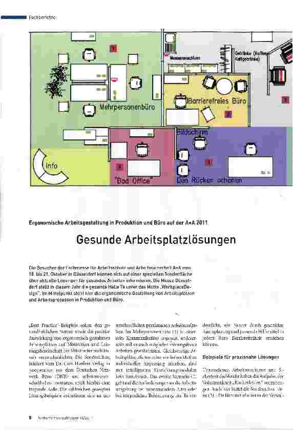 Vorschauseite 1: Gesunde Arbeitsplatzlösungen