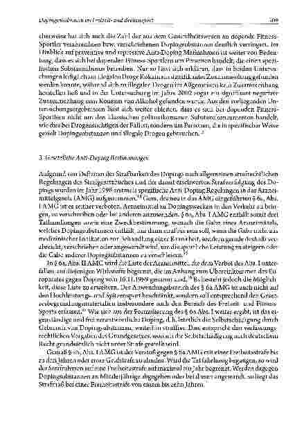 Vorschauseite 5: Dopingmissbrauch im Freizeitund Breitensport Anmerkungen aus rechtlicher Perspektive