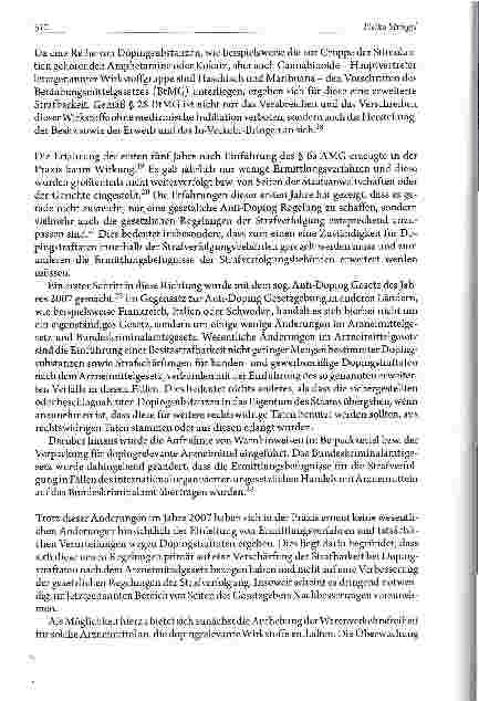 Vorschauseite 6: Dopingmissbrauch im Freizeitund Breitensport Anmerkungen aus rechtlicher Perspektive