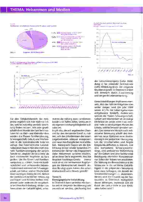 Vorschauseite 3: Hebammen, Medien, sozialer Wandel