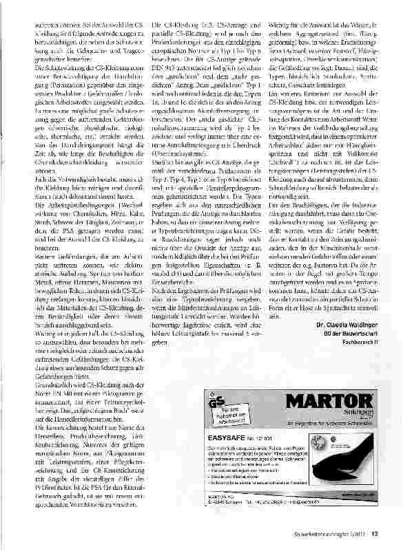 Vorschauseite 4: Grundlagenwissen für SicherheitsbeauftragteDie richtige PSA richtig auswählen