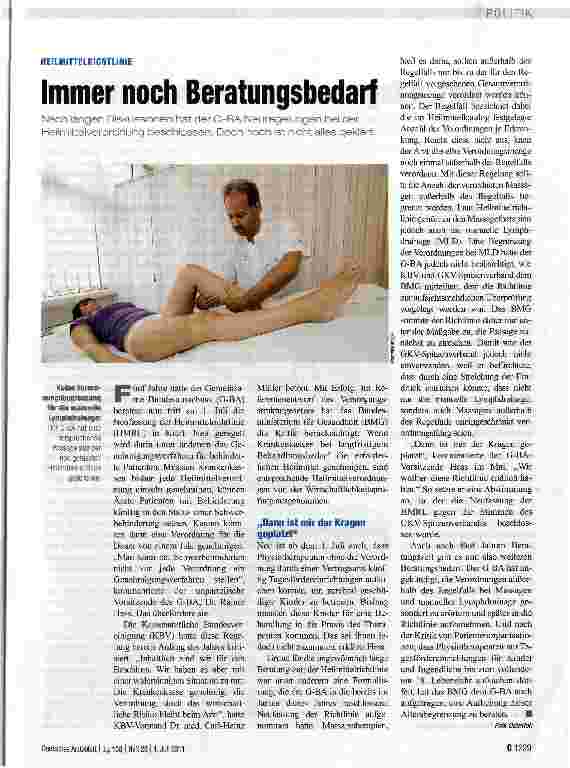 Vorschauseite 1: Immer noch Beratungsbedarf