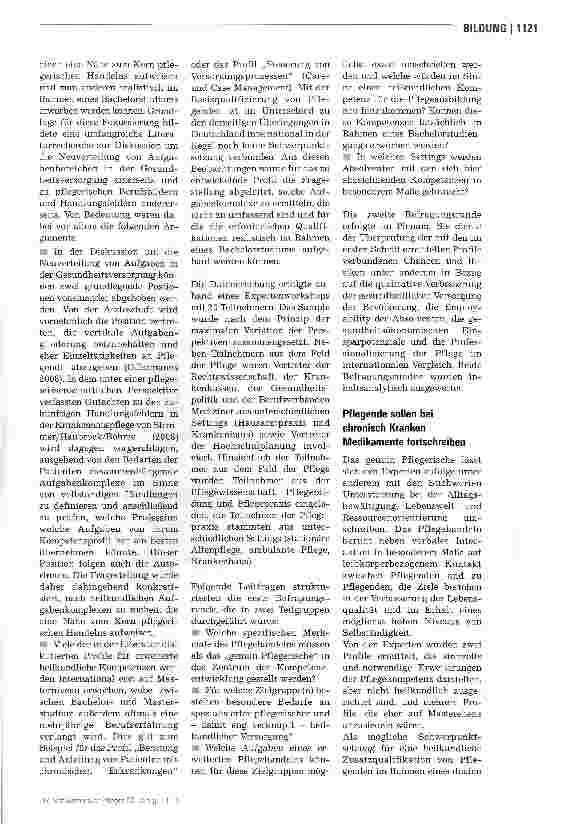 Vorschauseite 2: Heilkunde durch Pflegende mit Bachelorabschluss