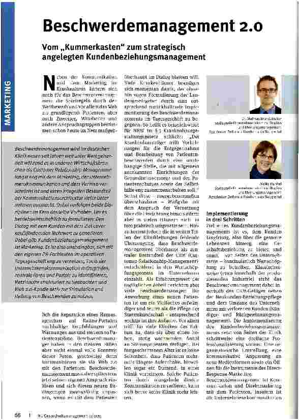Vorschauseite 1: Beschwerdemanagement 2.0