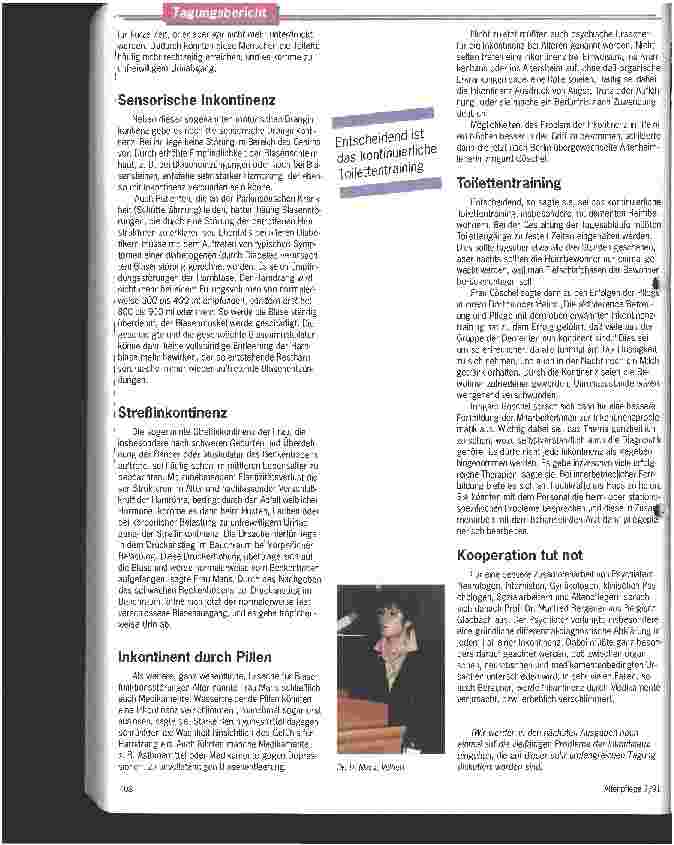 Vorschauseite 2: Teufelskreis Inkontinenz - Auch Medikamente und Einsamkeit können inkontinent machen