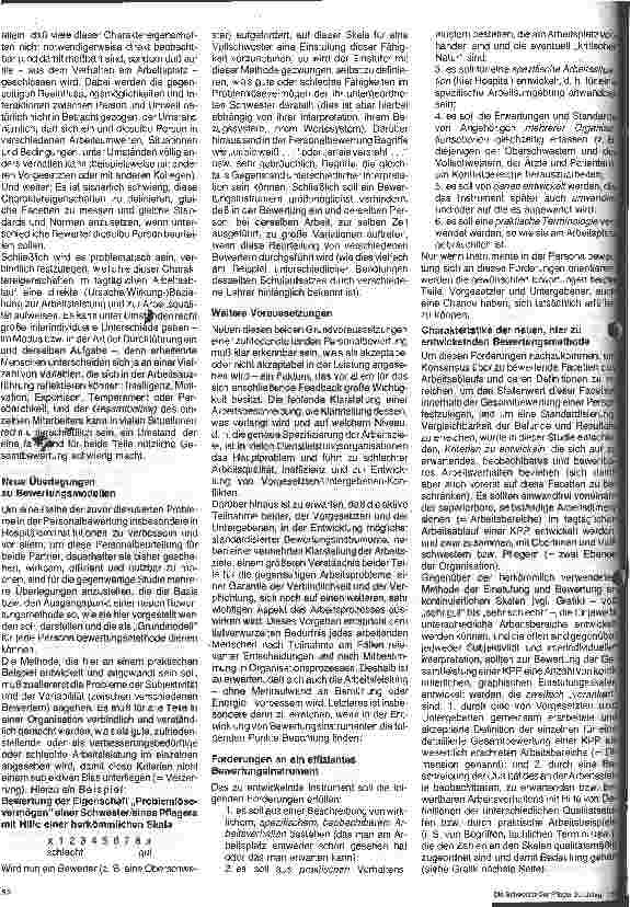 Vorschauseite 3: Zur Bewertung der Arbeitsleitung und Güte von Personal in Krankenhaus - Organisationen Teil I