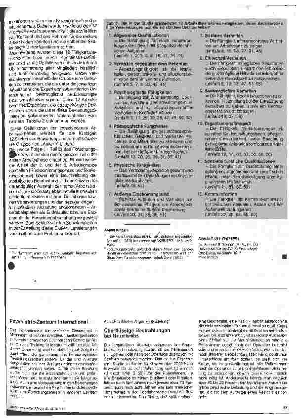 Vorschauseite 6: Zur Bewertung der Arbeitsleitung und Güte von Personal in Krankenhaus - Organisationen Teil I