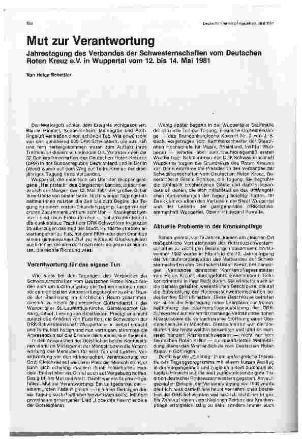 Vorschauseite 1: Mut zur Verantwortung