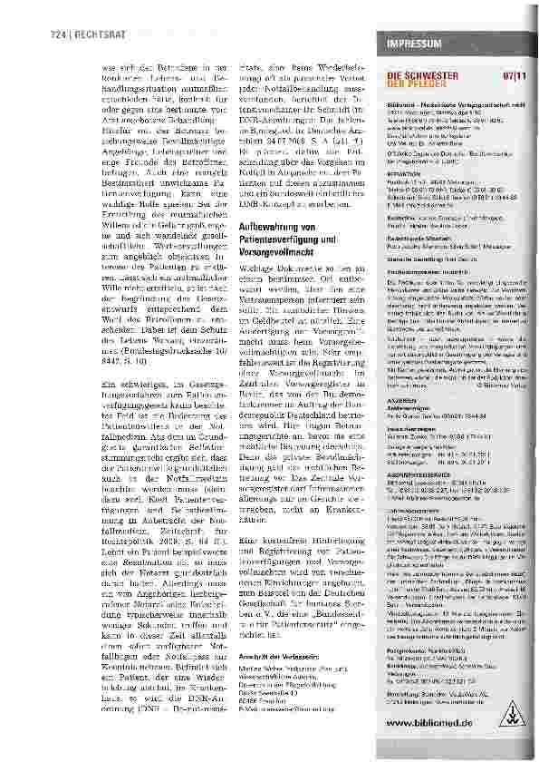 Vorschauseite 5: Praktischer Umgang mit dem Patientenverfügungsgesetz
