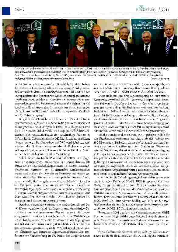 Vorschauseite 2: EU-Arbeit ist nicht nur Kür, sondern Pflicht!
