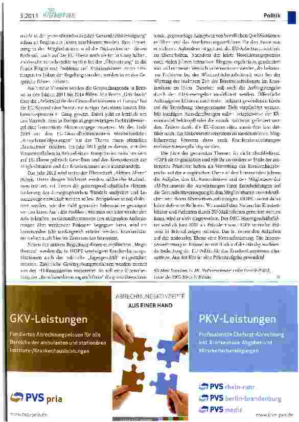 Vorschauseite 3: EU-Arbeit ist nicht nur Kür, sondern Pflicht!