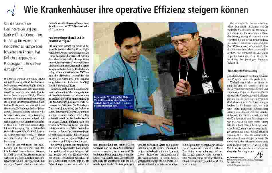 Vorschauseite 1: Wie Krankenhäuser ihre operative Effizienz steigern können