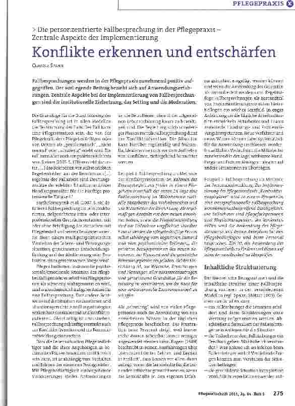 Vorschauseite 1: Konflikte erkennen und entschärfen