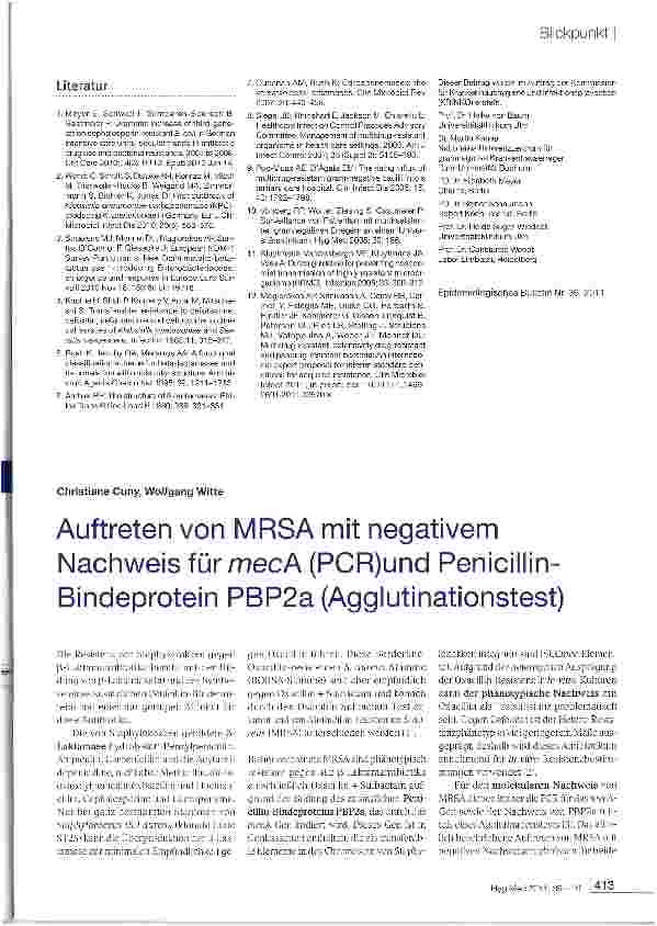 Vorschauseite 3: Definition der Multiresistenz gegenüber Antibiotika bei gramnegativen Stäbchen im Hinblick auf Maßnahmen zur Vermeidung der Weiterverbreitung
