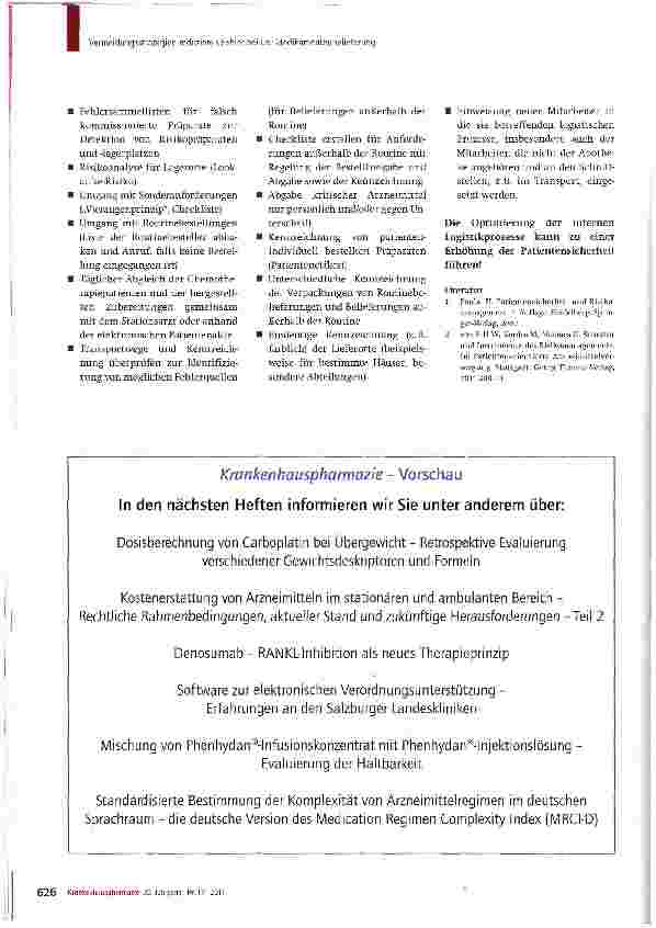 Vorschauseite 3: Vermeidungsstrategien reduzieren Fehler bei der Medikamentenbelieferung