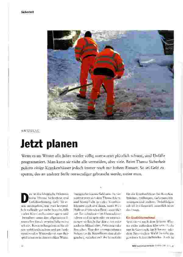 Vorschauseite 1: Jetzt planen