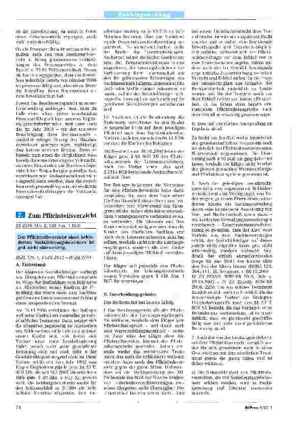 Vorschauseite 3: Zur Prozessunfähigkeit § 59 Abs. 1 FamFG; §§ 57, 80, 86, 280 ZPO