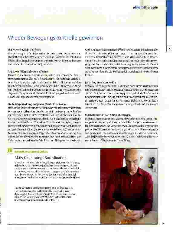 Vorschauseite 1: Wieder Bewegungskontrolle gewinnen