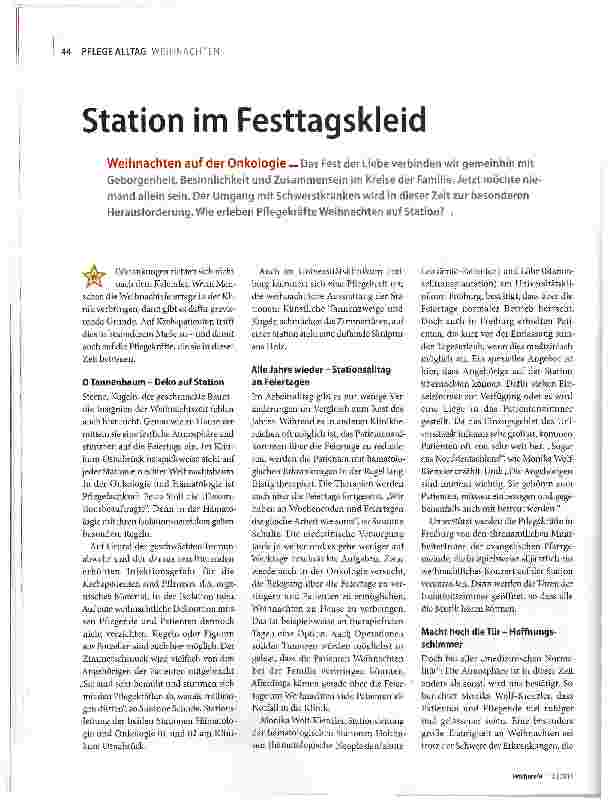 Vorschauseite 1: Station im Festtagskleid