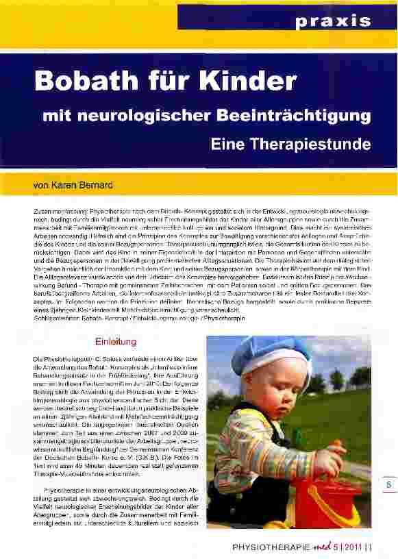 Vorschauseite 1: Bobath für Kinder mit neurologischer Beeinträchtigung
