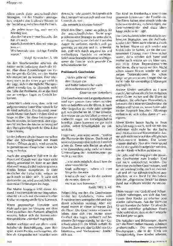 Vorschauseite 3: Der Unfall eines Kindes Auswirkungen auf die Angehörigen