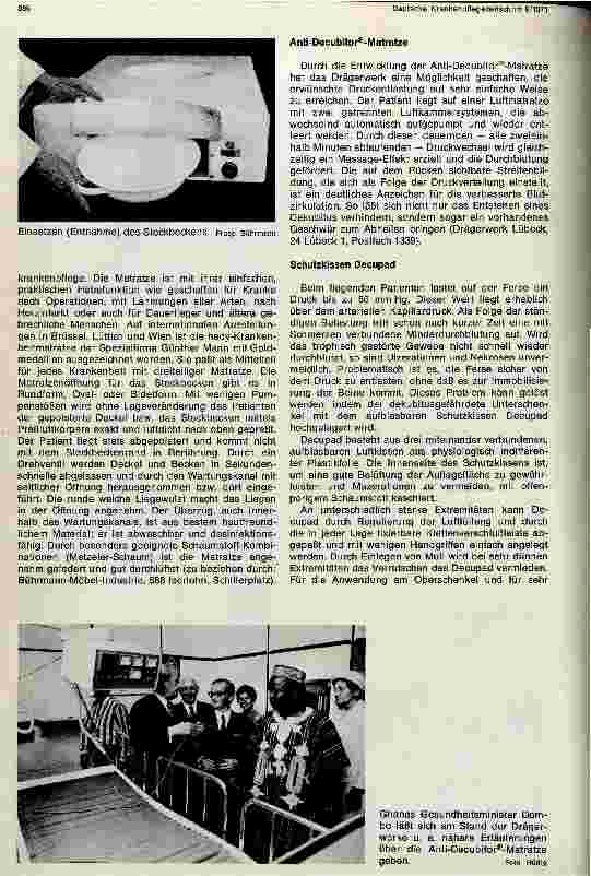Vorschauseite 3: Interhospital 71 vom 11. bis 14. Mai 1971 in Stuttgart Zweiter Teil des Berichts