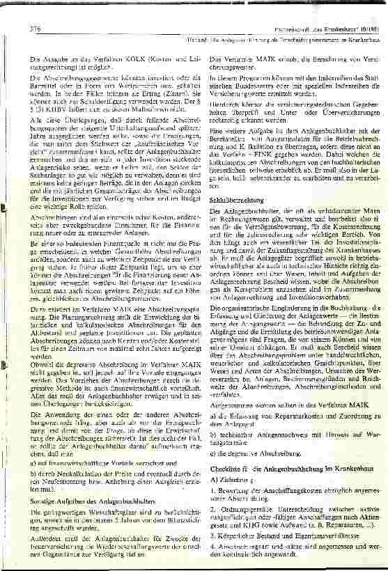 Vorschauseite 4: Die Anlagenbuchhaltung als Entscheidungsinstrument im Krankenhaus Transparenz bei Vermögensbewertung, Kosten und Jahresrechnung
