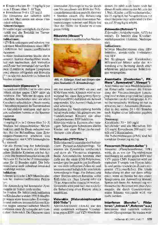 Vorschauseite 3: Virostatika in der Pädiatrie