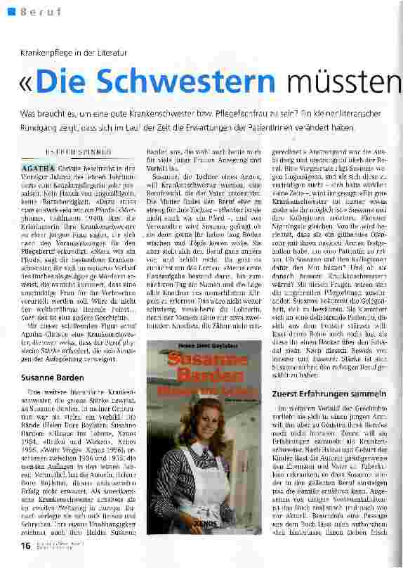 Vorschauseite 1: Die Schwestern müssten aber trösten können ...