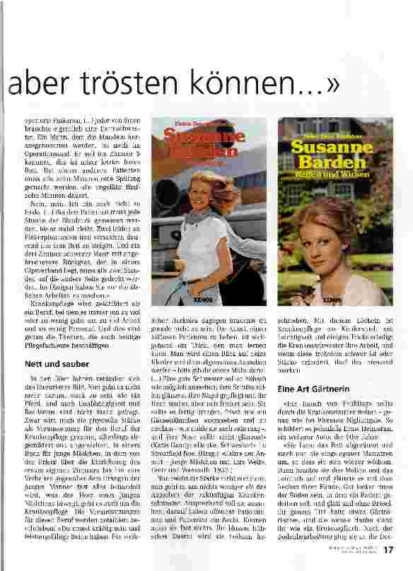 Vorschauseite 2: Die Schwestern müssten aber trösten können ...