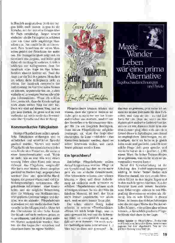 Vorschauseite 4: Die Schwestern müssten aber trösten können ...