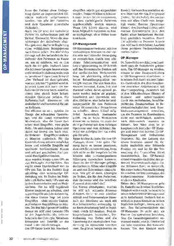 Vorschauseite 2: Ambulant liegt im Trend