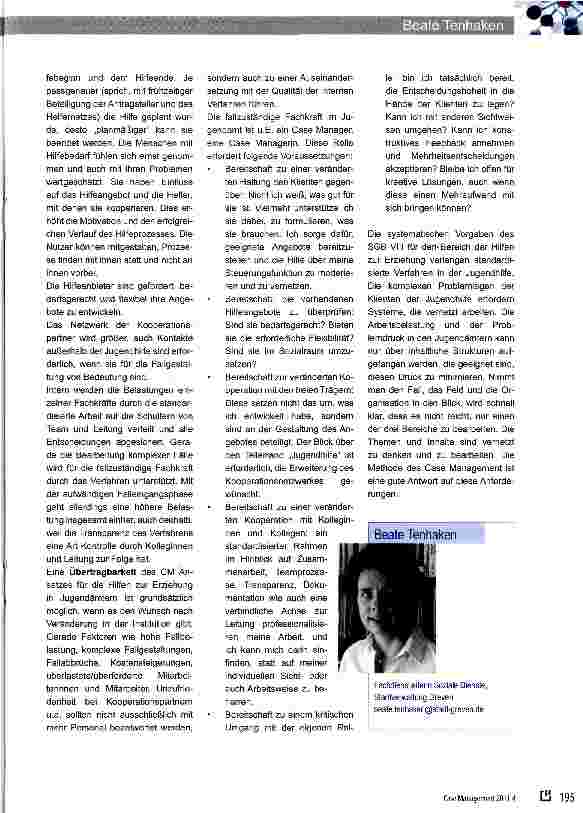 Vorschauseite 3: Netzwerkarbeit im Jugendamt Greven