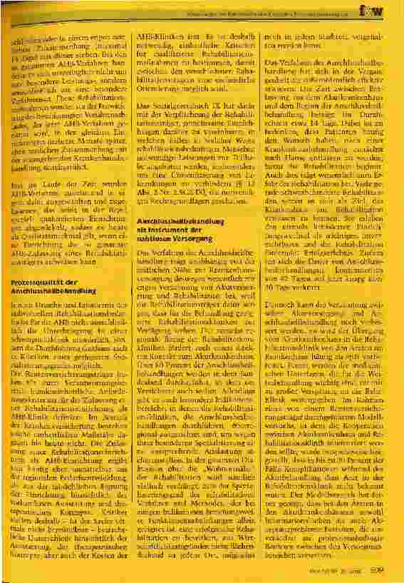 Vorschauseite 5: Frührehabilitation und Anschlussheilbehandlung Instrumente der nahtlosen Versorgung