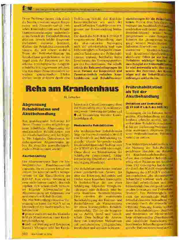 Vorschauseite 6: Frührehabilitation und Anschlussheilbehandlung Instrumente der nahtlosen Versorgung