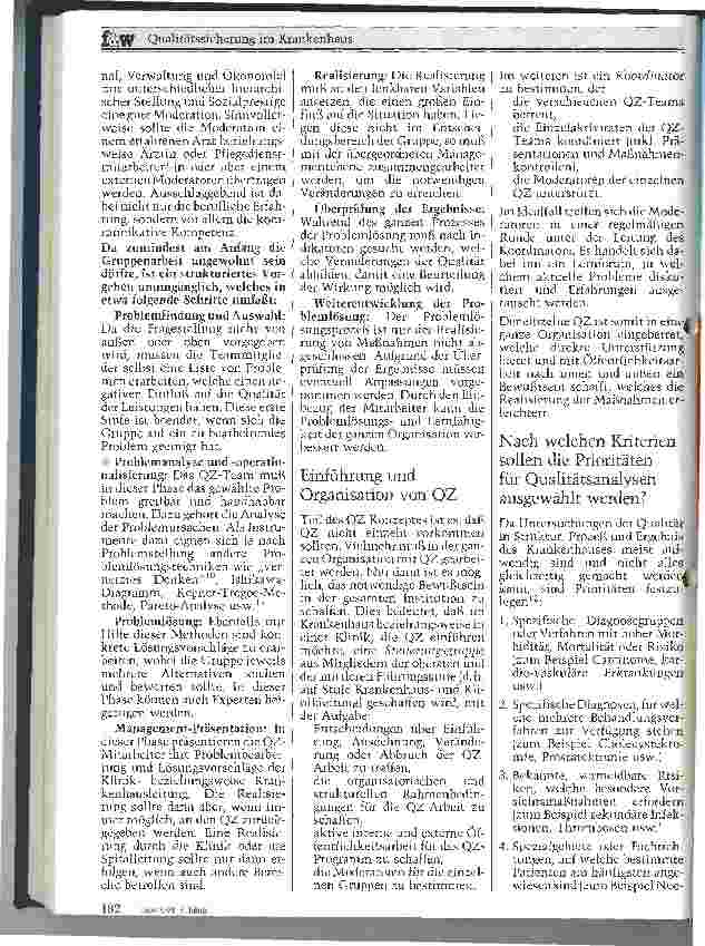 Vorschauseite 4: Qualitätssicherung im Krankenhaus