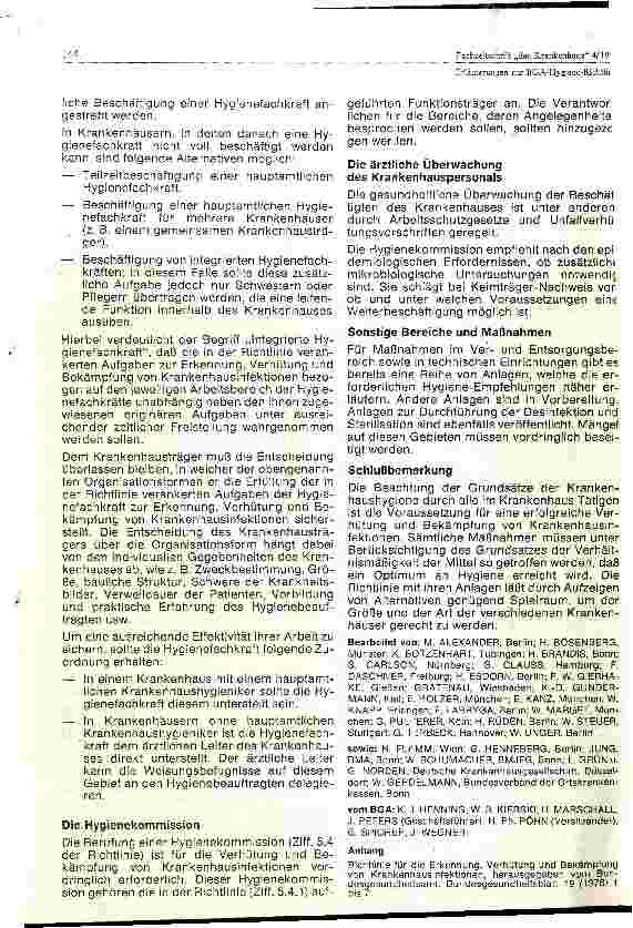 Vorschauseite 3: Erläuterungen zur Anwendung der BGA-Hygiene Richtlinie