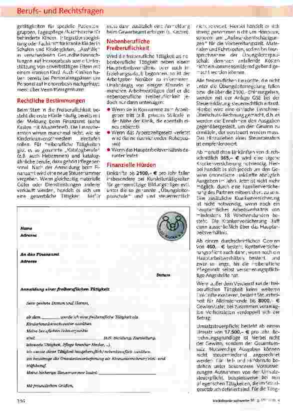 Vorschauseite 2: Freiberuflichkeit in der Kinderkrankenpflege