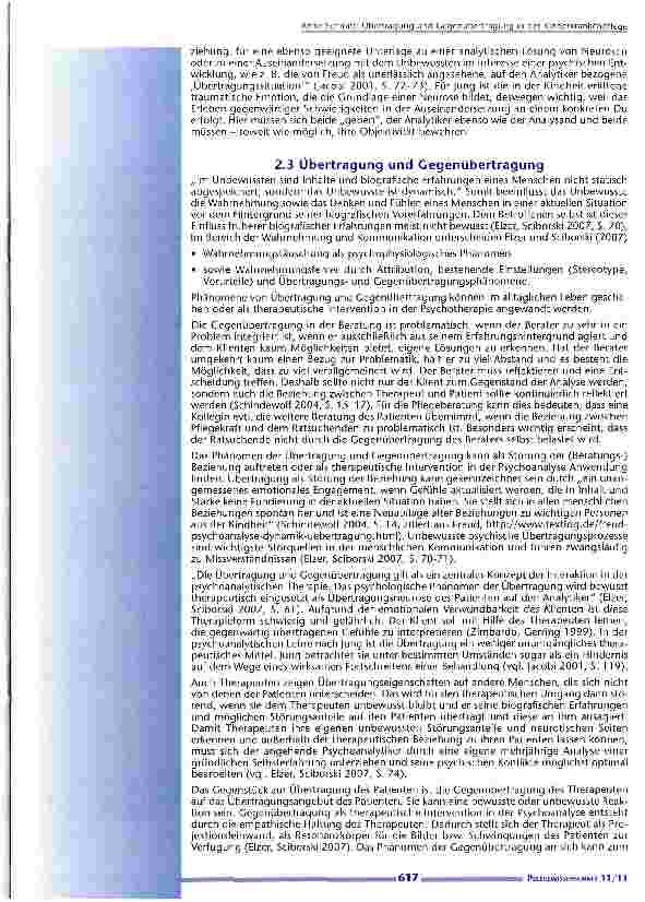Vorschauseite 4: Übertragung und Tagung in der Kinderkrankenpflege