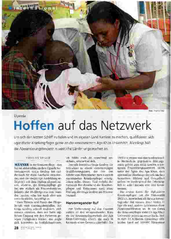 Vorschauseite 1: Hoffen auf das Netzwerk
