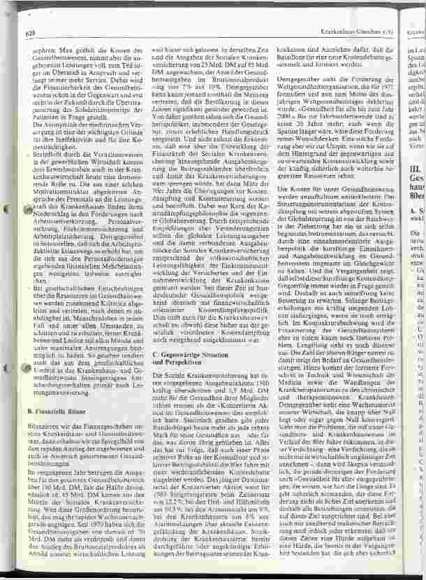 Vorschauseite 2: Krankenhaus und Umwelt in der Entwicklung der 80er Jahre