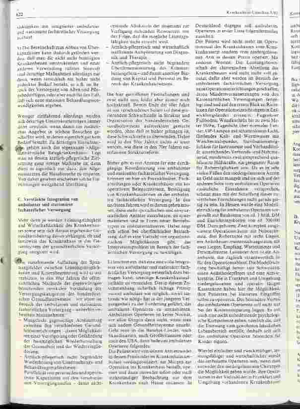Vorschauseite 4: Krankenhaus und Umwelt in der Entwicklung der 80er Jahre
