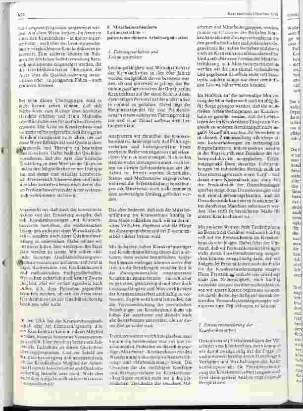Vorschauseite 5: Krankenhaus und Umwelt in der Entwicklung der 80er Jahre