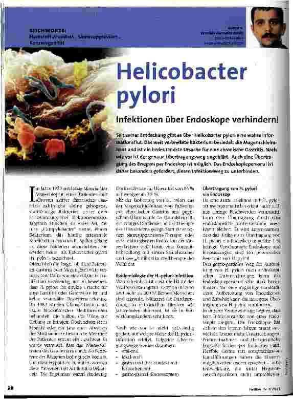 Vorschauseite 1: Helicobacter pylori